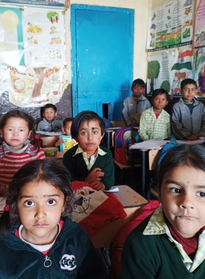 Student using tablet